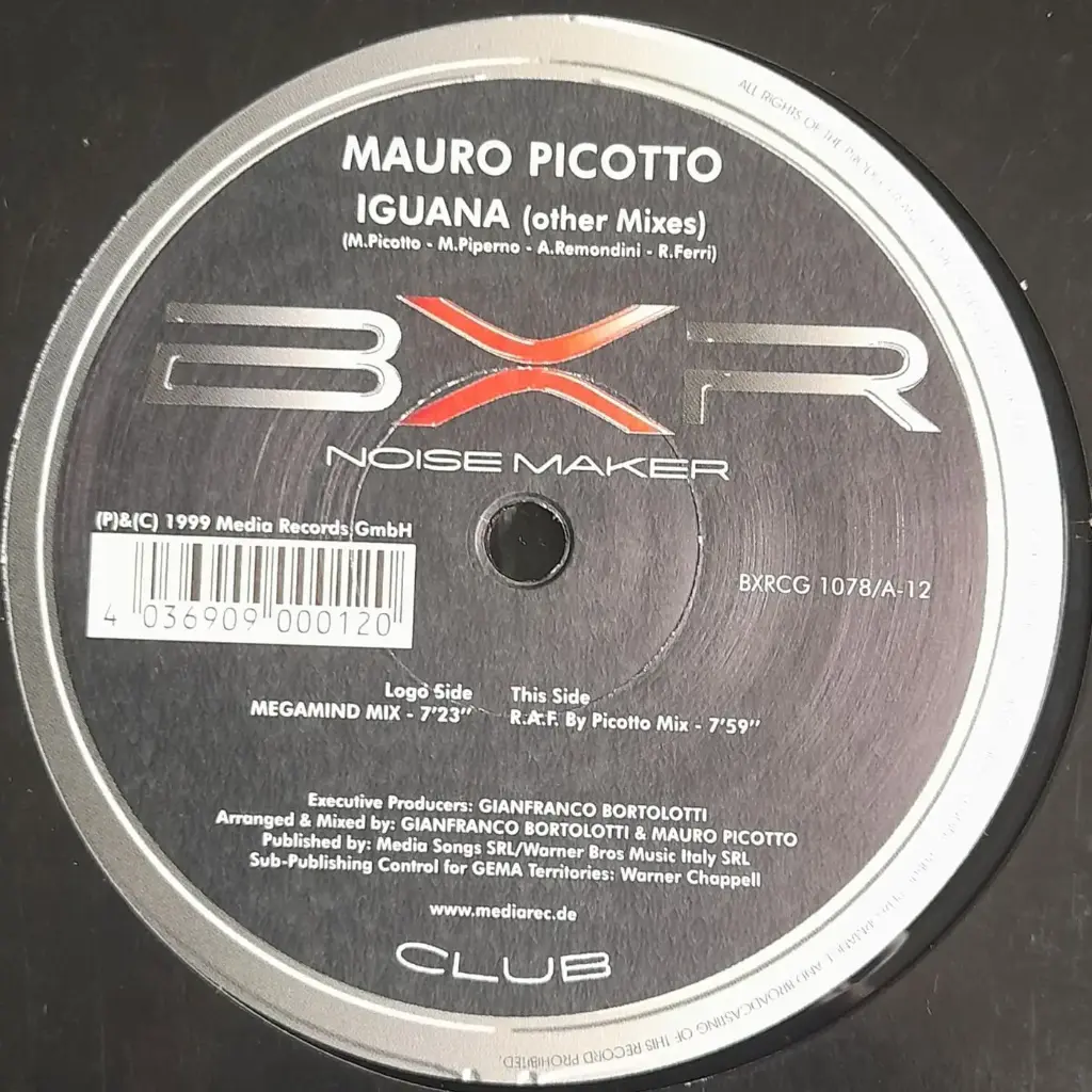 Mauro Picotto – Iguana  (Other Mixes)